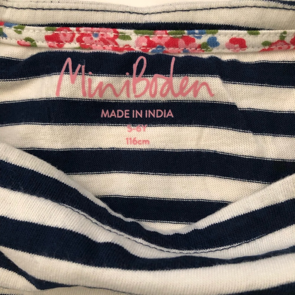 NWOT Mini Boden Appliqué Pocket Tunic - Picture 7 of 8